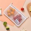 Refrigerator Storage Net Bag Double Compartment Hanging Mesh Organizer for Sauce Packets Spices Kitchen Pantry Organization