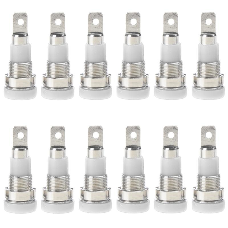 4mm Banana Jack Socket Female Adapter Panel Mount Binding Post M4x28 for Satellites Center Speakers to AVreceivers