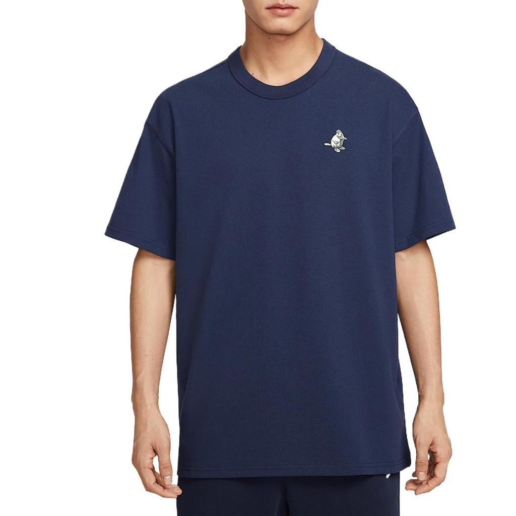 Nike Sportswear Premium Fashion Comfortable Vintage Minimalist Short Sleeve T-Shirt Men Tops Deep-Navy IH0818410
