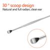 6Pcs Stainless Steel Ear Pick Set – Ear Wax Curette and Cleaner Tool for Safe Ear Canal Maintenance