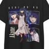 Oshi No Ko Anime Tshirt Starlight Akane Ai Short Sleeve Graphic Print Comic Panel Layout Starry Eyes Idol Dress Casualunisex Unisex