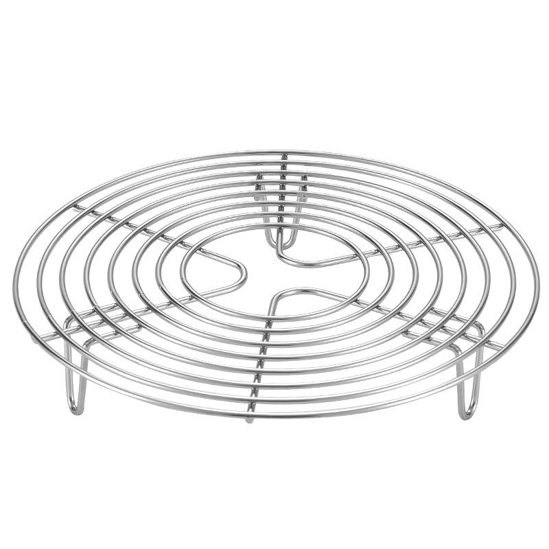 Stainless Steel Steaming Rack for High-Pressure Cookers, Steaming Grids, Plates, and Drawers with High/Low Feet for Kitchen Vegetables.