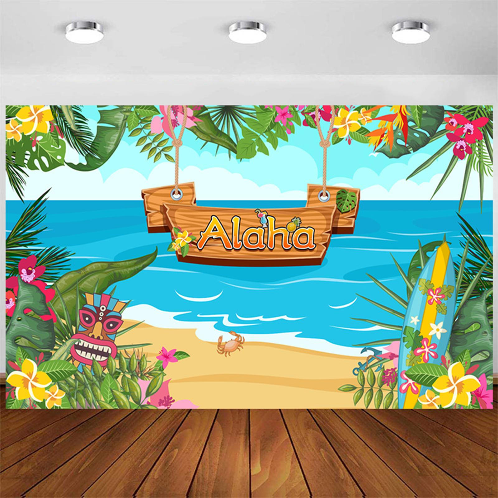 

Backdrop 6Ftx3.6ft Tropical Sea Beach Background Versatile Seamless Photo Studio Props