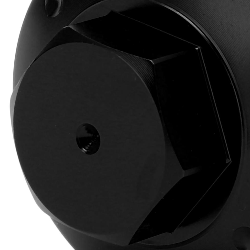 Motorcycle Oil Pan Drain Screw Aluminium Alloy Replacement for Vespa Spring 150 Gts300 GtvBlack