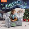 Toddler Chair Glow In the Dark Plush Baby Chair Playroom Furniture Grey