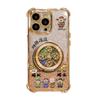 Five-way God of Wealth Applies To Apple 17promax Mobile Phone Case 15 Electroplating Anti-drop 16 Wind and Water Bracket 14 National Wind