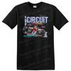Race Car Circuit T Shirt - Jakarta 1970 Vintage Racing Tee for Motorsports Fans