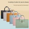 MacBook PU Leather Laptop Bag & iPad Sleeve - 15 Inch Plush Notebook/Tablet Case