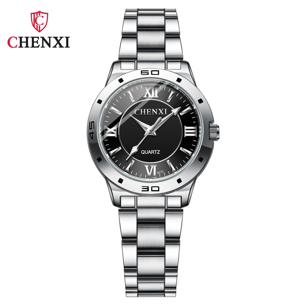 Guangdong Chenxi Steel Strap Male And Female Couple Watch 027C Quartz Watch