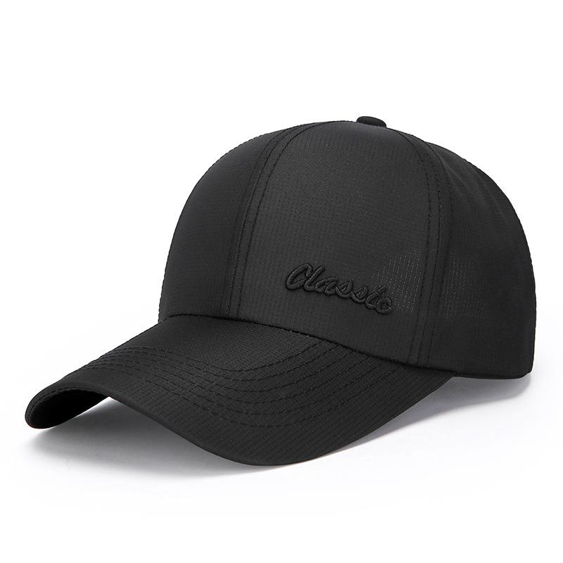 Spring Autumn Men's Embroidered Letter Baseball Cap Middle-Aged Sun Hat Outdoor Sports Visor Hats Fishing Hat Peak Cap