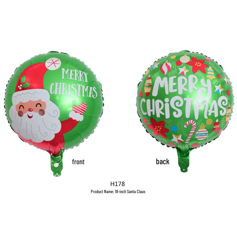 Christmas Cartoon Balloons: Santa, Snowman, Elk, Christmas Tree Decorations