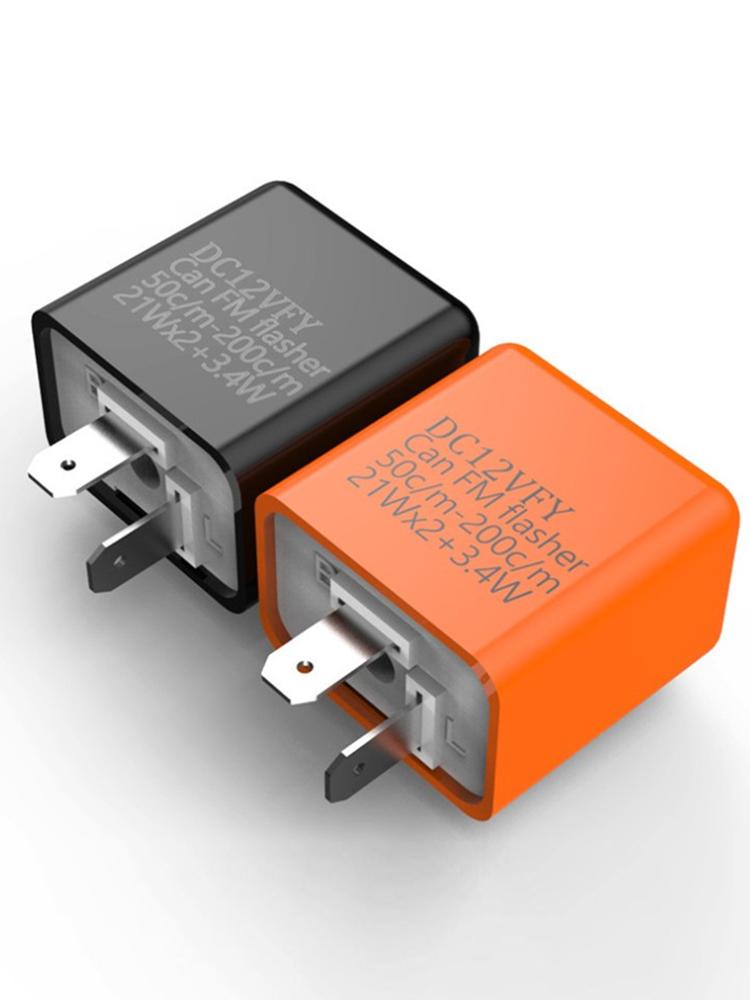 Fix Motorcycle Flasher High Power DV 12V Frequency Relay Adjustable Motorbike Flasher Multiple Protection LED Turn Indicator