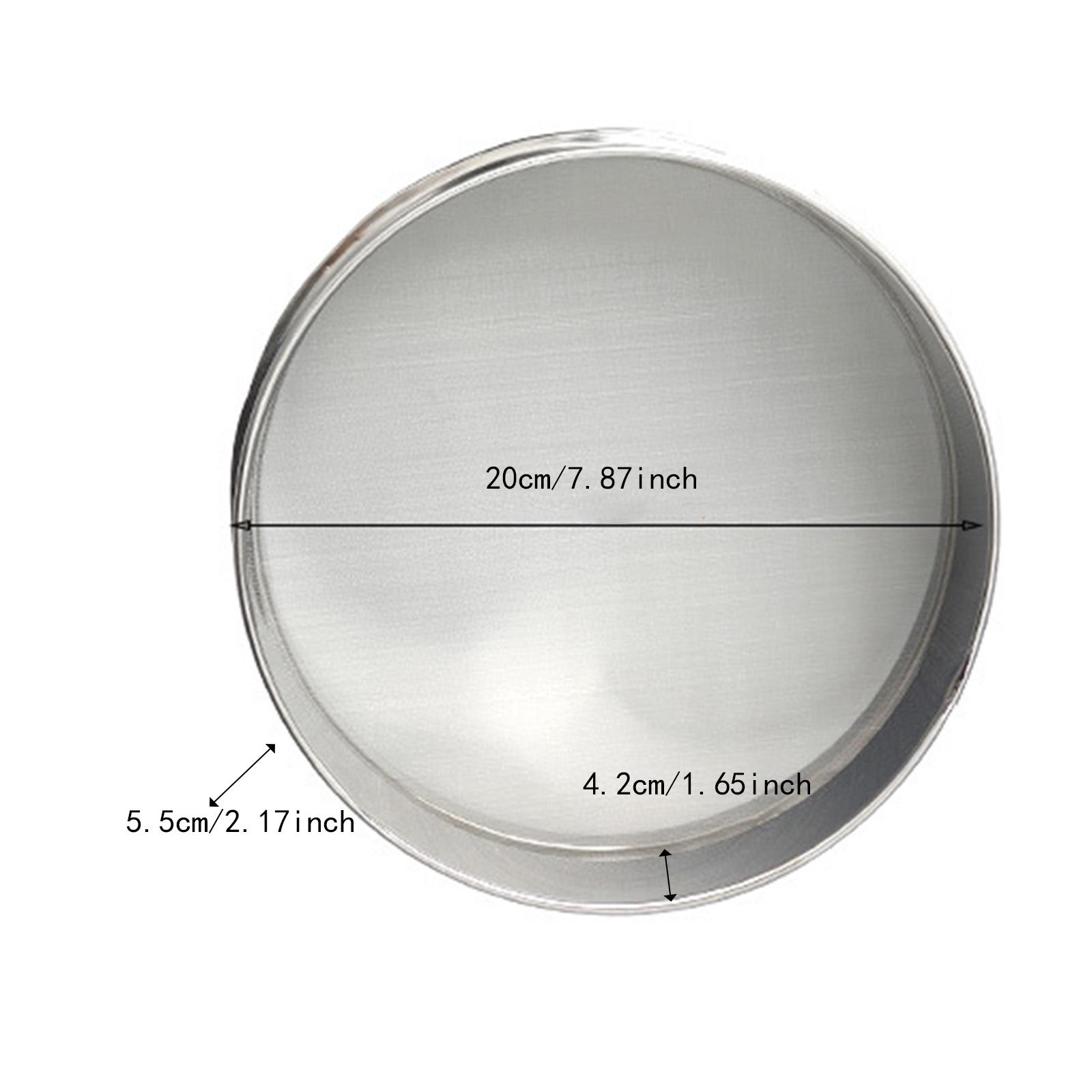 Drobne sitko 100 Mesh ze stali nierdzewnej do pieczenia i stosowania z pigmentami 20cm gray