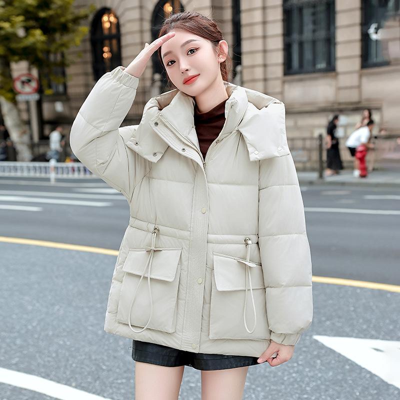 Padded clothes, down padded clothes 2025 winter new fashion loose thickened medium and long thermal padded jacket