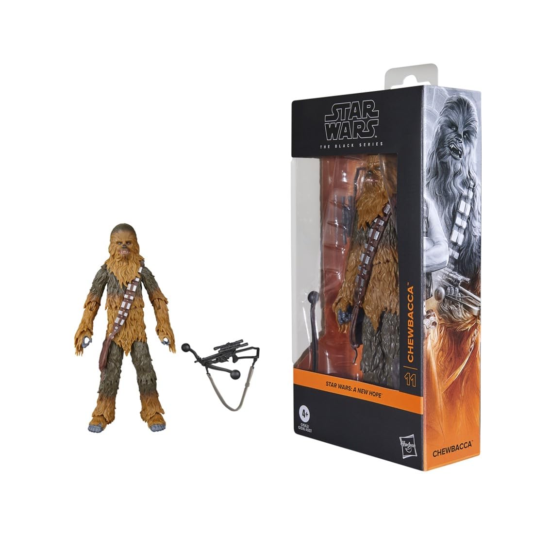 

Hasbro Star Wars Black Series Chewbacca, Star Wars: A New Hope Premium Collectible 15cm Action Figure G1562, Authentic