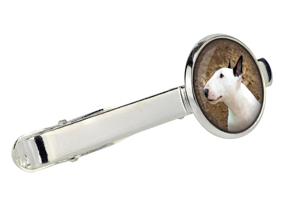 Bull Terrier, Bully - cufflinks and tie with your photo, a suit decoration, men's jewelry from the Art-Dog brand.