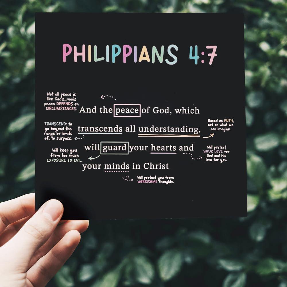 52 Scripture Cards Bible Verses for Each Week of The Year Bible Verse Memory Cards Sunday School Teaching Christian Bible Gifts