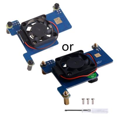 New  4B/3B + POE Power Over Ethernet Expansion Board Cooling Module Onboard Fan OLED  Standard