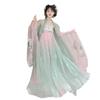 Hanfu New Embroidered Qi Skirt Tang Style Big Sleeve Cardigan Adult Women's Spring and Summer Thin Suit