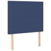 Bed Frame without Mattress Blue 90 x 190 cm Fabric