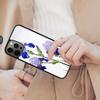 Iris Flower Floral Watercolor Magnetic Phone Case For APPLE iPhone 17 Air 16 14 13 12 Pro Max 15 Plus Wireless MagSafe Cover
