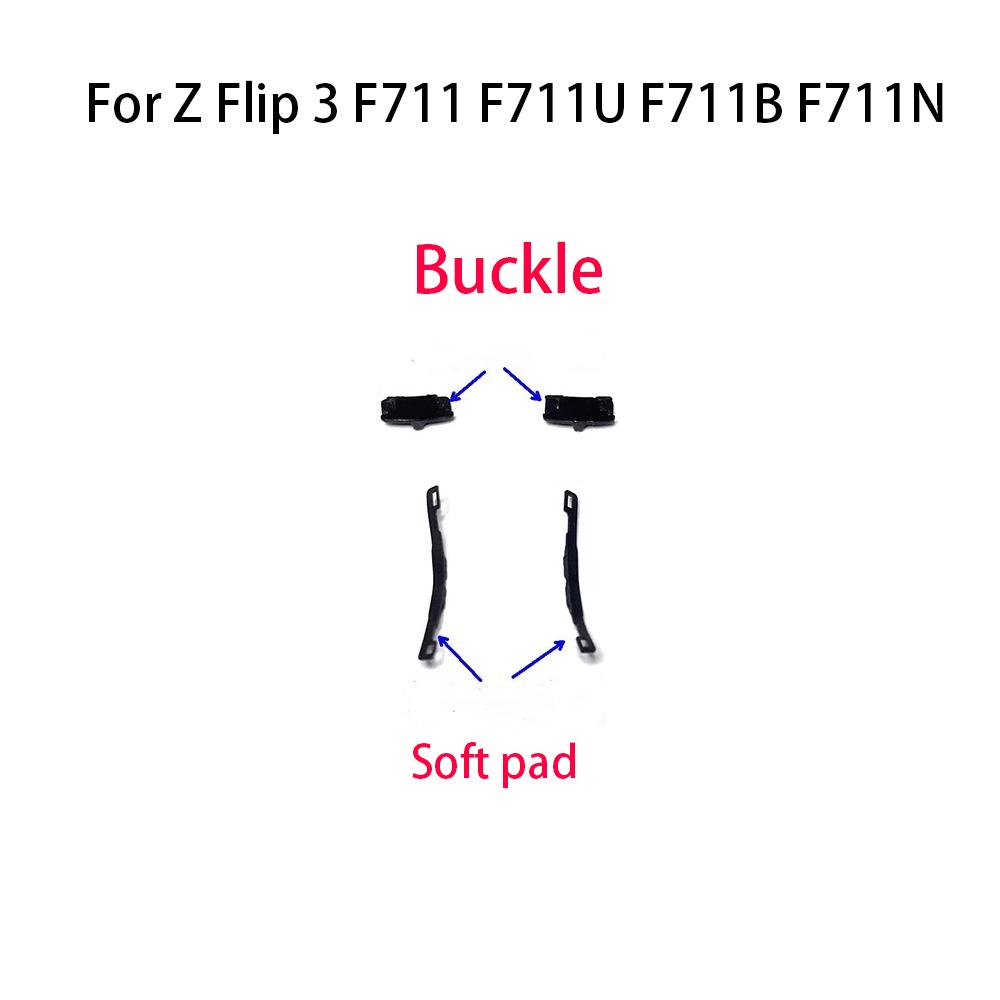 

Bracket LCD Frame Bezel Screen Stand with buckle middle soft pad For Samsung Galaxy Z Flip 3 4 5 f731 f721 f711 flip3 f711 buckle
