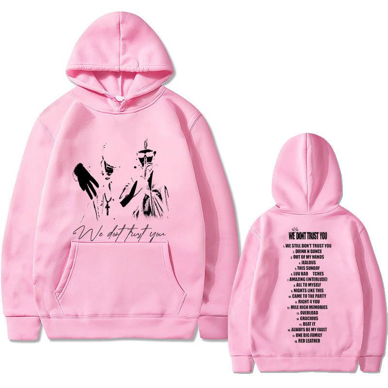 Rapper Metro Boomin and Future We Don't Trust Print Autumn Fleece Hoodie Regular Fit Long Sleeve Clothes Streetwear