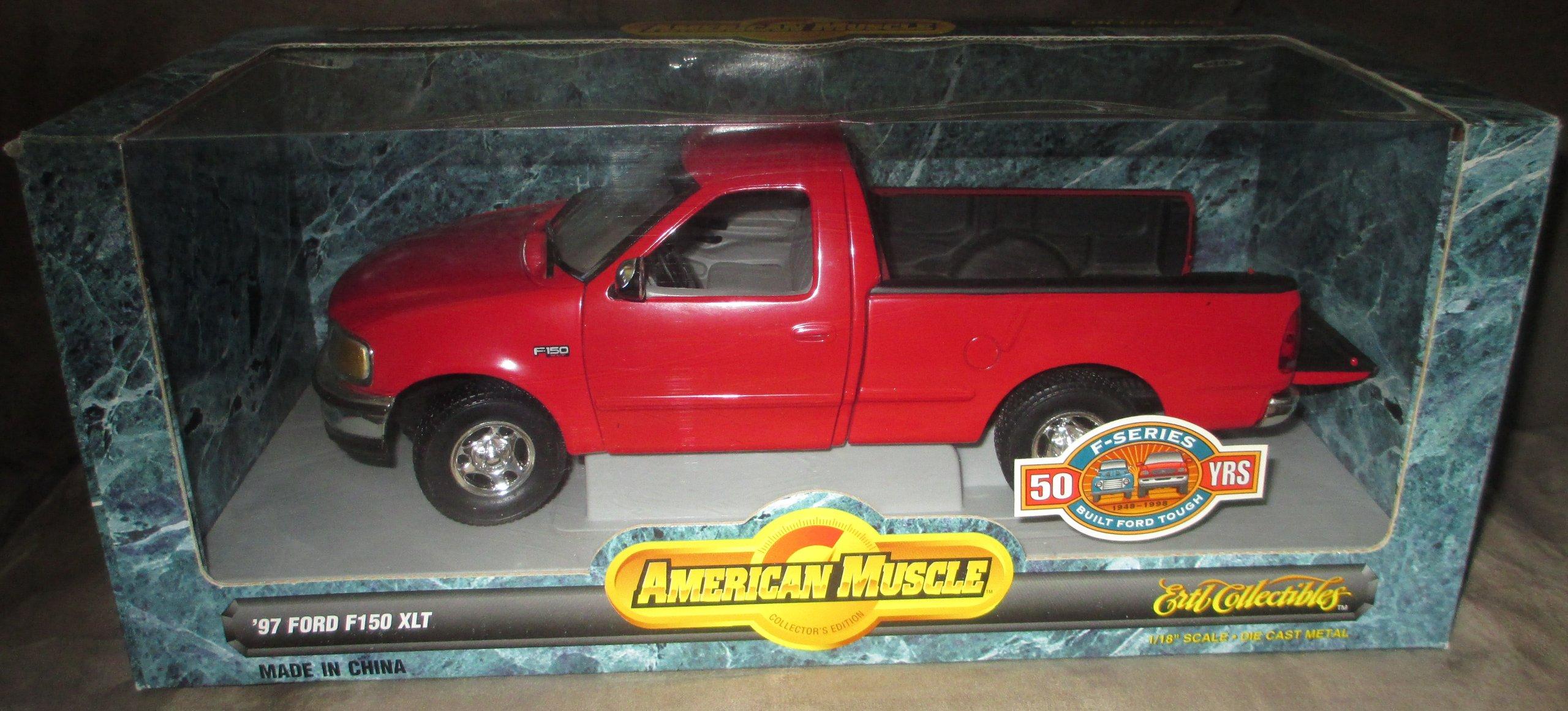 

Ertl American Muscle Ford F150 Масштабная литая модель #7858 97 XLT, Красный 1/18