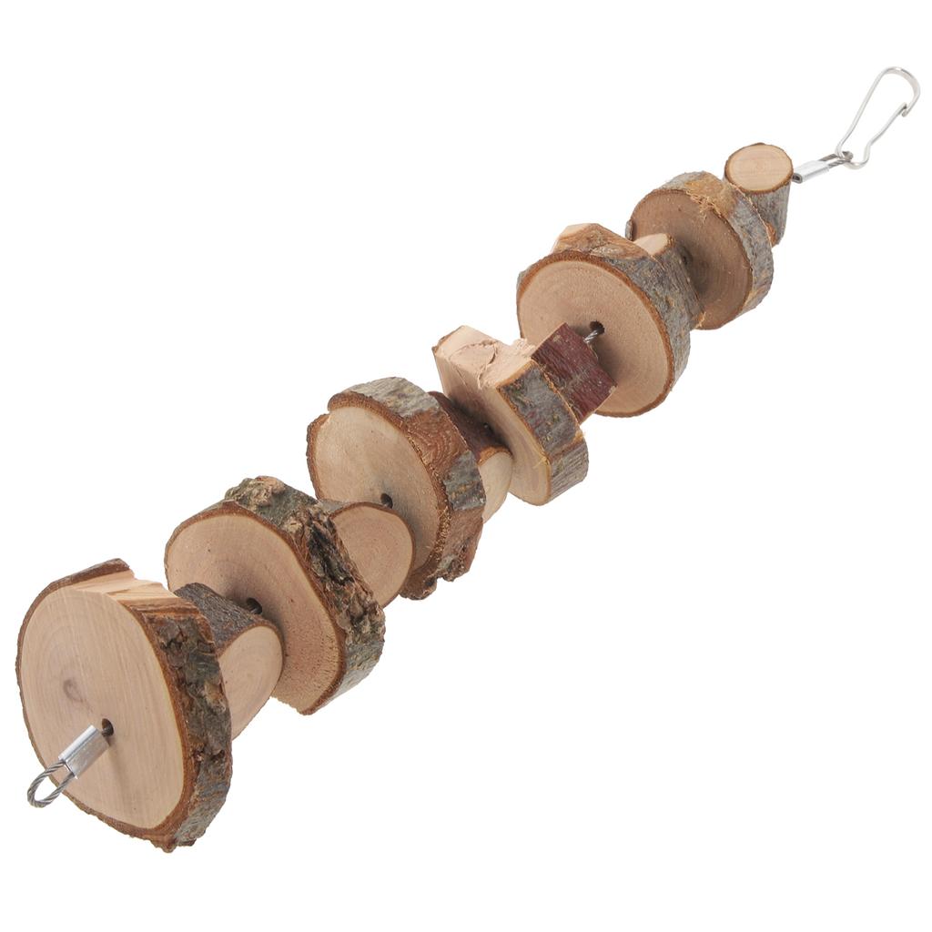 Rabbit Guinea Pig Toys Teeth Chewable Tablets Hamster Snacks Natural Bunny Comfort Small Pet Bite Wooden Cage Hanging Molar