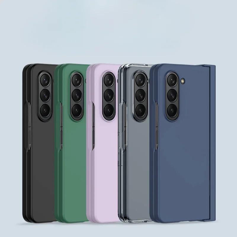 Kunststoffschale Membran Handyhülle für Samsung Galaxy Z Fold 7 6 5 4 3 Fold6 Fold5 Fold7 mit Stifthalter Scharnierschutzabdeckung