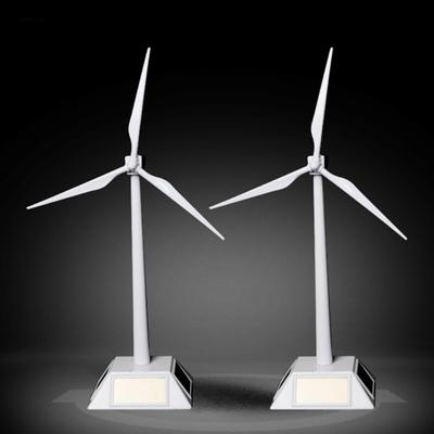 DIY Solar Power Rotating Base Windmill Wind Turbine Model Desktop Science