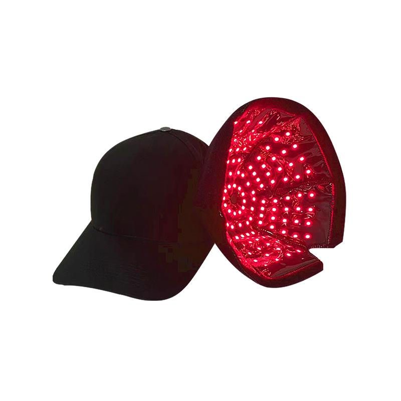 Best Seller 660nm 850nm Infrared Led Hair Growth Cap чёрный
