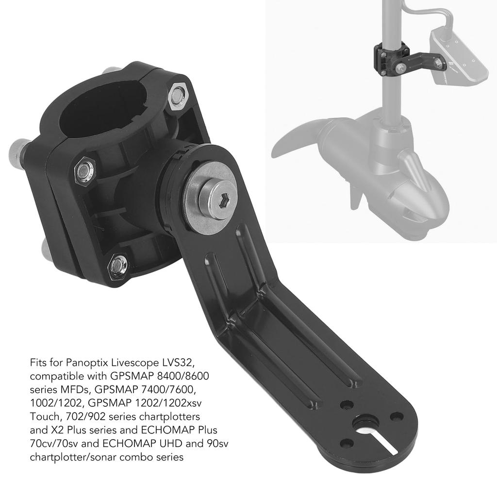 010-12970-00 Perspective Mode Transducer Mount, Heavy Duty Bracket Holder for Panoptix Livescope LVS32, Transducer Perspective Mode Mount