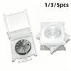 1/3/5pcs Watch Dial Storage Box Transparent Dust Proof Secure Snap Closure For Watch Repair DIY Hobbyists