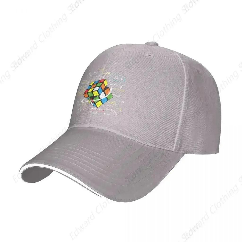 Math Rubik Rubics Player Cube Baseball Caps Casual Math Lovers Sandwich Hats Men Women Adjustable Caps Hat Sport