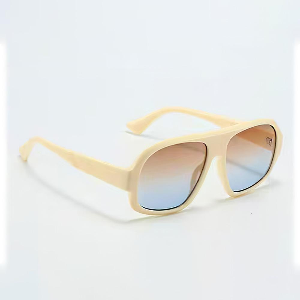 Vintage Fashion Square Frame Sunglasses For Women Blue Light Blocking Shades Uv400 Sun Glasses Vintage Decorative Sunglasses