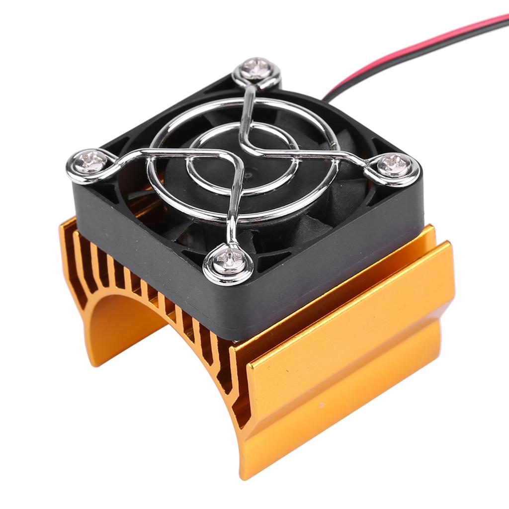 Heat Sink With Cooling Fan for 110 Scale Electric RC Car 540  550  3650 Motor (Purple)