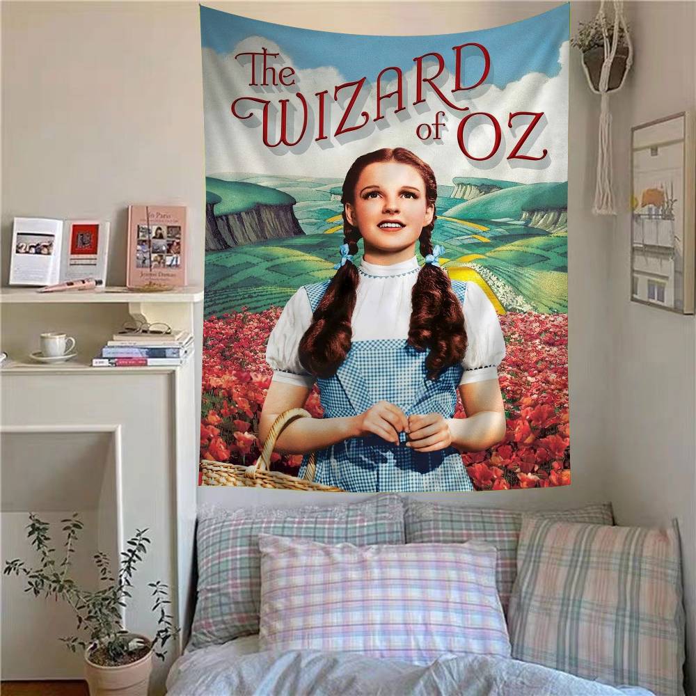 The WWizard Of OOz Movie DIY Wall Tapestry Hippie Flower Wall Carpets Dorm Decor Wall Art Decor