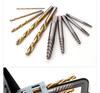 10-Piece Screw Extractor Set with Iron Box for Bolt Removal