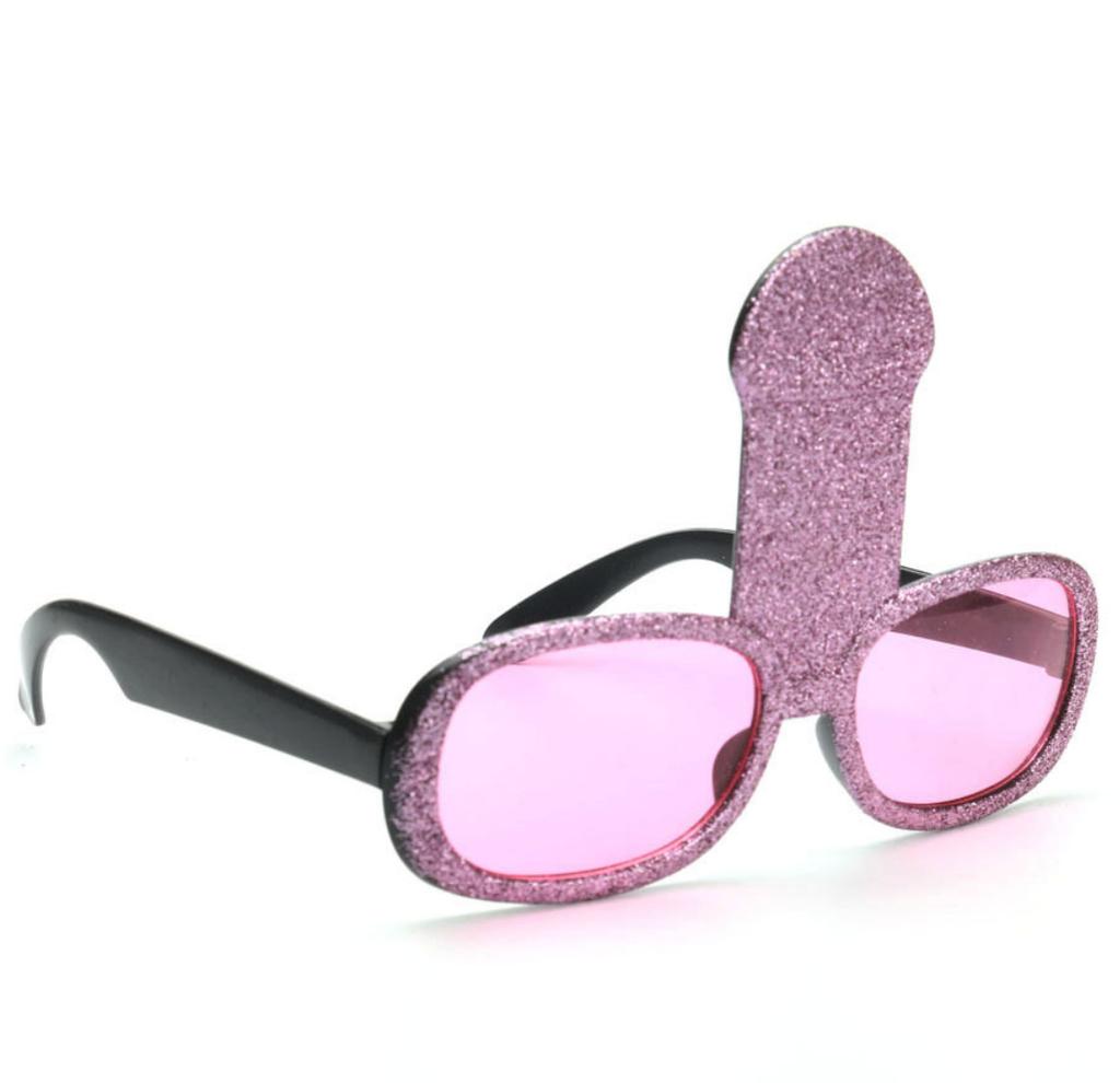 1Pcs Funny Penis Shaped Sunglasses Wedding Bachelorette Party Photography Props Girls Birthday Hen Party Masquerade Prank Decor