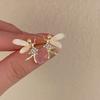New Cute Japanese and Korean High-end Elf Studs, Trendy Niche Light Luxury Earrings, Earrings.