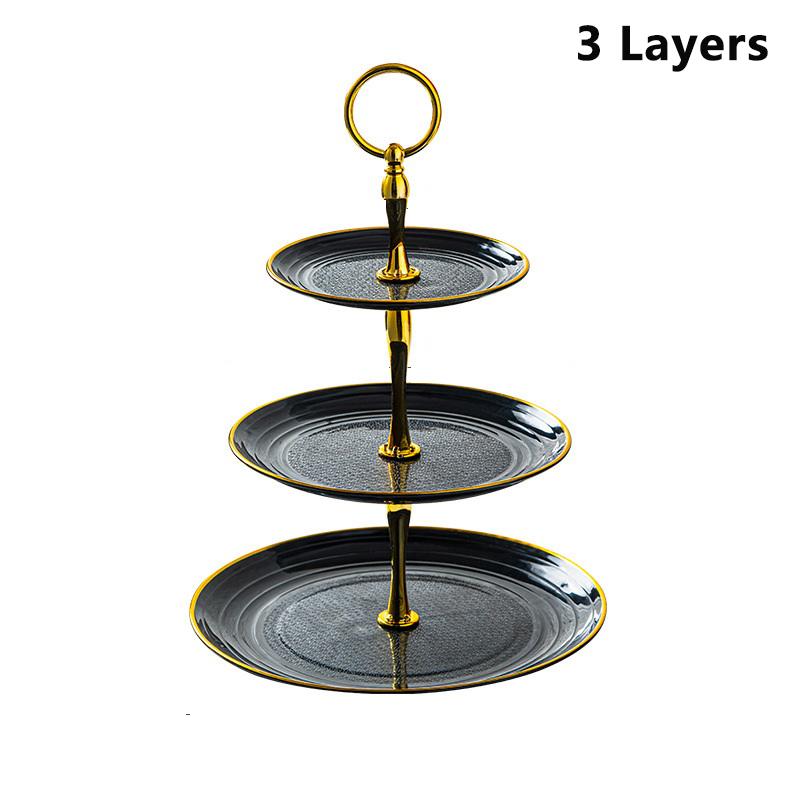 Kake Makron Brettstativ Fruktfat Cupcake Utstillingsstativ Kakeutstillingsstativ Plast Tørket Fruktfat Festborddekorasjon