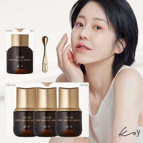 [Koy] Protein Ampoule (35ml x 3) + 10ml x 1 + Lift Ball x 1 Basic_671779 White Ampoule Basic Composition