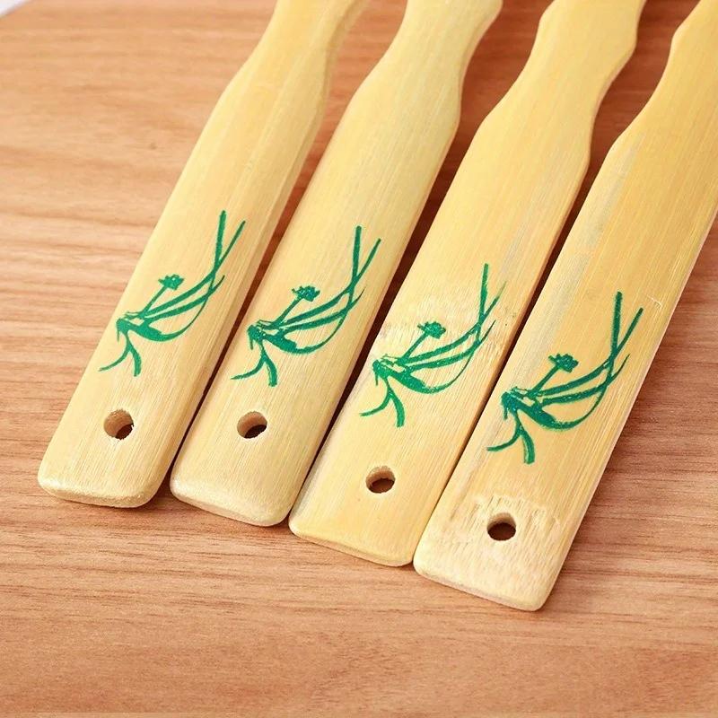 2pcs Back Scratcher, Scratcher for Men Women Gift, Curved Long Handle Bamboo Back Scratcher, Ideal Massage Gifts for Mom and Dad