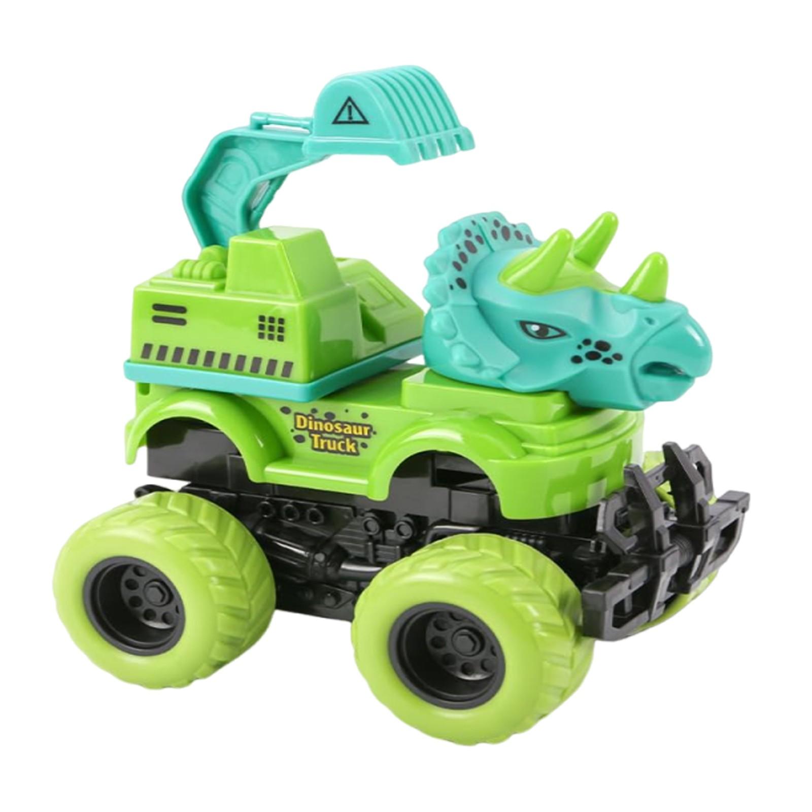 

Игрушки-грузовики для мальчиков 2, 3, 4, 5 лет, подарки, 2 набора игрушек-динозавров для детей 3-5 лет с маленькими игрушками-динозаврами, идеальные грузовики для малышей 2-4 лет One Size