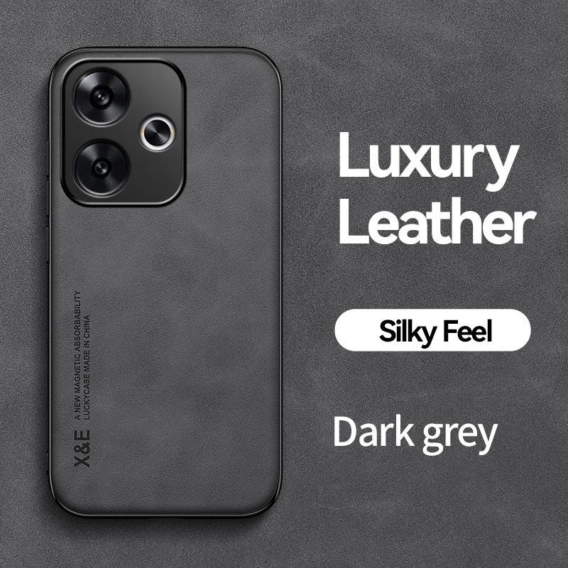 For Xiaomi Poco F6 5G Case Silicone Shockproof Leather Magnetic Phone Case For PocoF6 Pocco Poxo Poko Little F 6 F6 6F 5G Cover