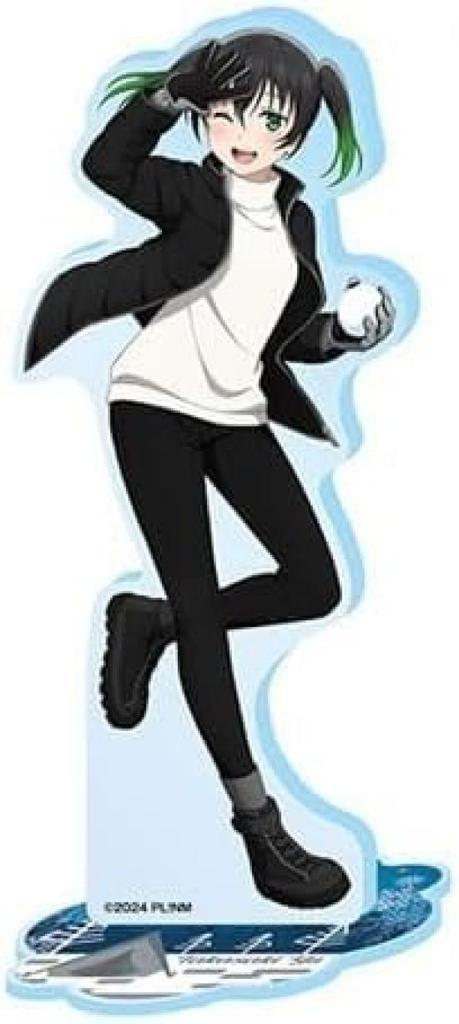 Love Live Nijigasaki High School Idol Club Big Acrylic Stand (Nijigasaki Snow Play) 1. Yu Takasaki