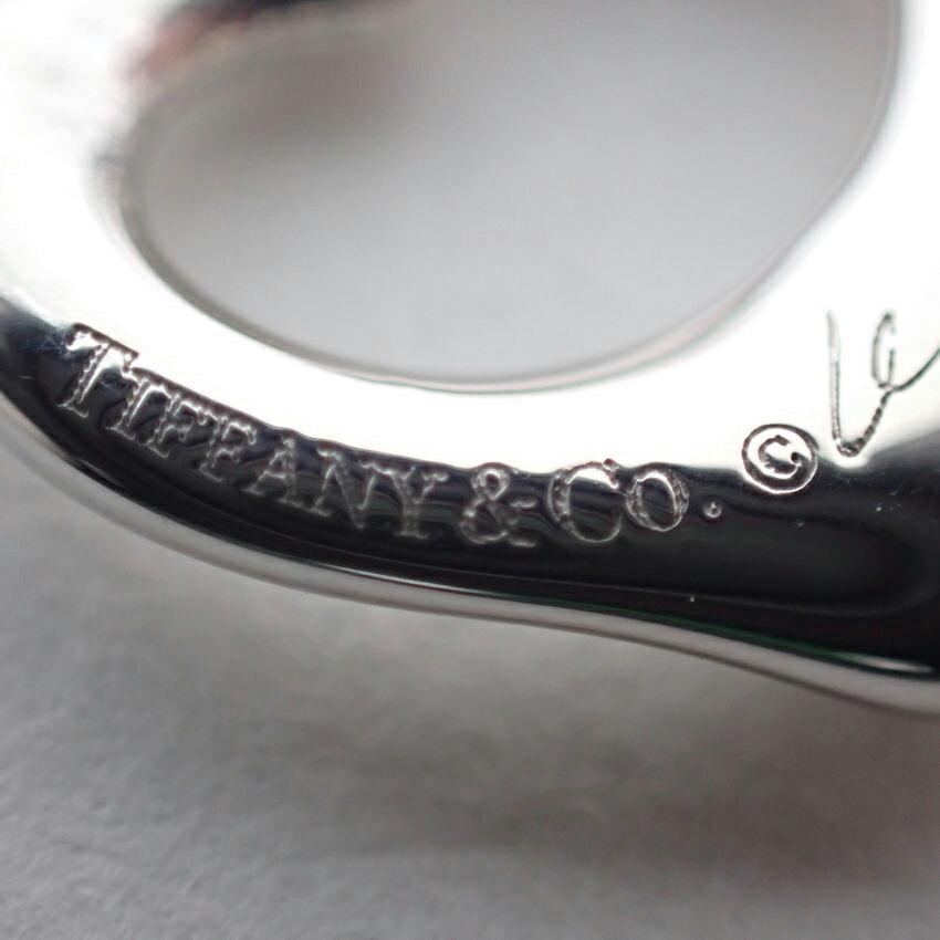 [Used] TIFFANY/Tiffany 925 Open Heart Pendant/Necklace/j64-3