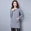 Women's Winter Large Size Versatile Thick Sweater Female Autumn Loose Long Sleeve Warm Mid-length Knitted Pullover