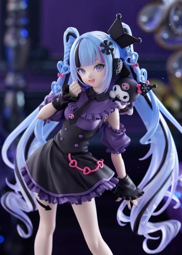 Snow Miku x Kuromi Figure Figure Approximately 19cm Trio-Try-iT Size